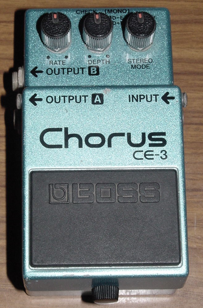BOSS CE-3 Chorus Ensamble: エフェクター改造と自作 ギター