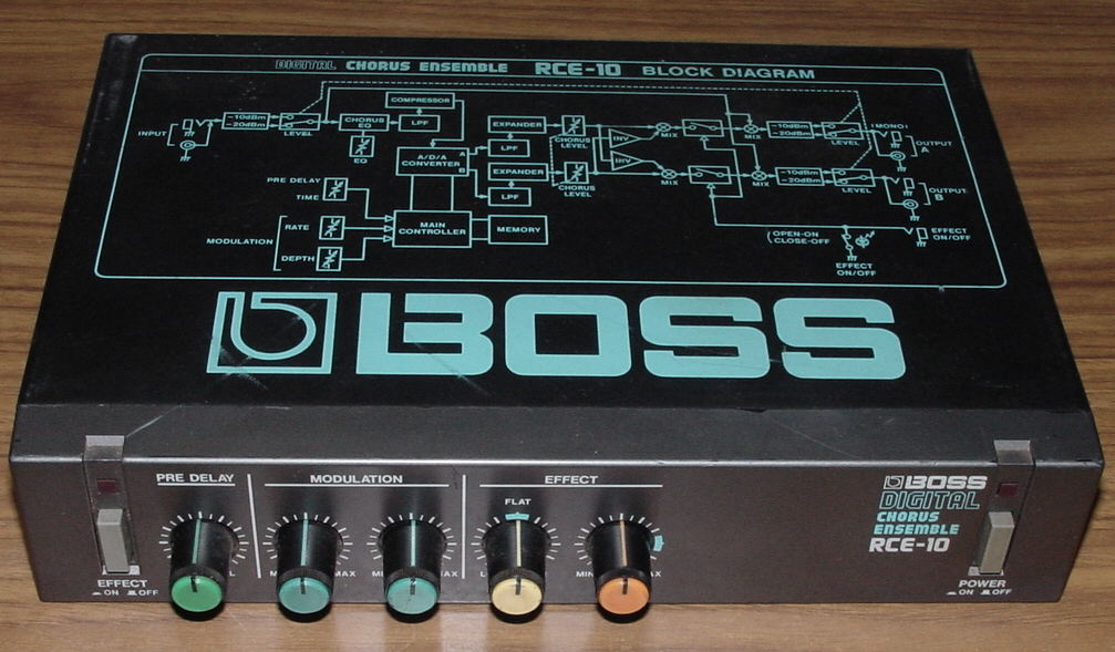 BOSS RCE-10 Digital Chorus Ensamble: エフェクター改造と自作 ギター